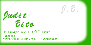 judit bito business card